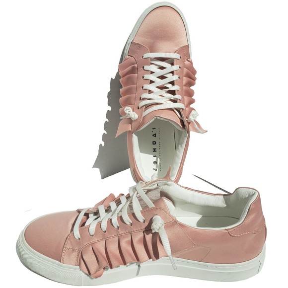 Joshua Sanders Shoes - Joshua Sanders Womens Satin Pink Barbie Ruffled Sneakers EU 41 US 10 NY/Italy